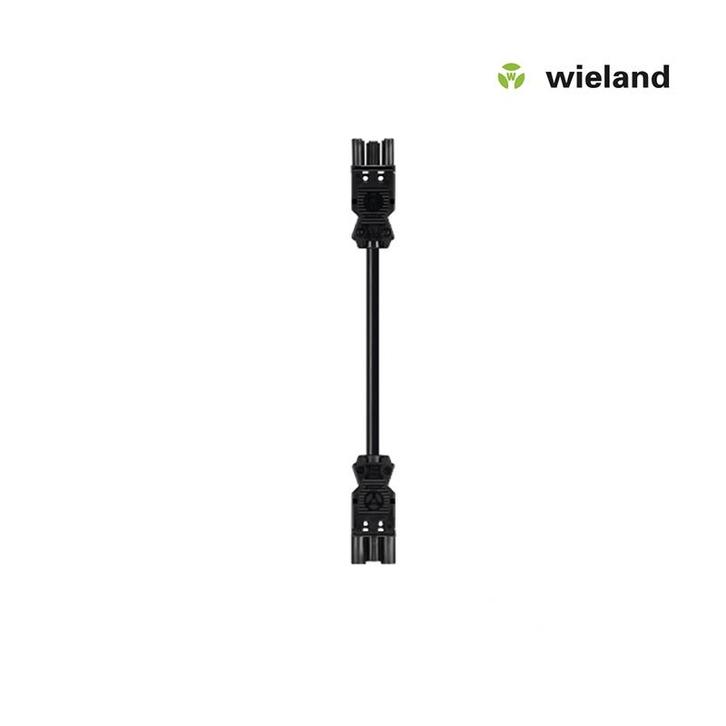 Wieland GST18I3 Koppelsnoer 1,5 MM² 2 meter zwart, Huis en Inrichting, Lampen | Overige