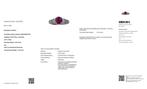 Cocktailring Platina - 2.94ct. tw. Robijn - Diamant - BIRMA