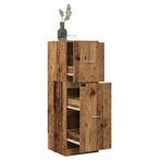 vidaXL Apothekerskast 40x41x118 cm bewerkt hout oud, Huis en Inrichting, Kasten | Overige, Verzenden, Nieuw