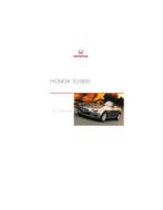 2000 HONDA S2000 BROCHURE DUITS, Boeken, Auto's | Folders en Tijdschriften, Nieuw, Honda, Author