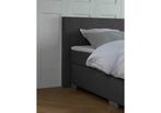 ACTIE! Boxspring Milano 140 200 Antraciet, Huis en Inrichting, Verzenden, Nieuw, 140 cm, Twijfelaar