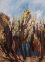 Angelo Prudenziato (1907–1980) - Paesaggio, Alberi sul, Antiek en Kunst, Kunst | Schilderijen | Klassiek