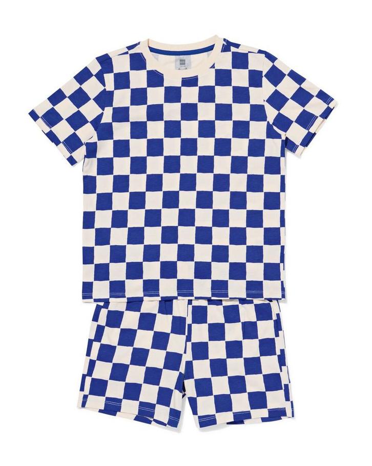 HEMA Kindershortama blokken blauw, Kinderen en Baby's, Kinderkleding | Overige, Nieuw, Verzenden