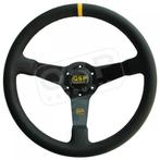 QSP Sportstuur Leder 70mm Diep (Deep Dish) Zwart B5619, Nieuw