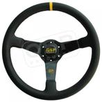 QSP Sportstuur Leder 70mm Diep (Deep Dish) Zwart B5619, Auto diversen, Autosport-onderdelen, Nieuw