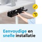 2dekans | BRASQ Universele kabelgoot Zwart voor onder het, Ophalen of Verzenden, Zo goed als nieuw