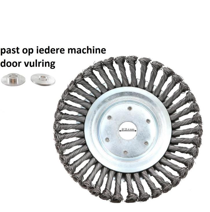 Universele Onkruidborstel - 15 CM - Maximale Toerental, Tuin en Terras, Onkruidbranders, Nieuw