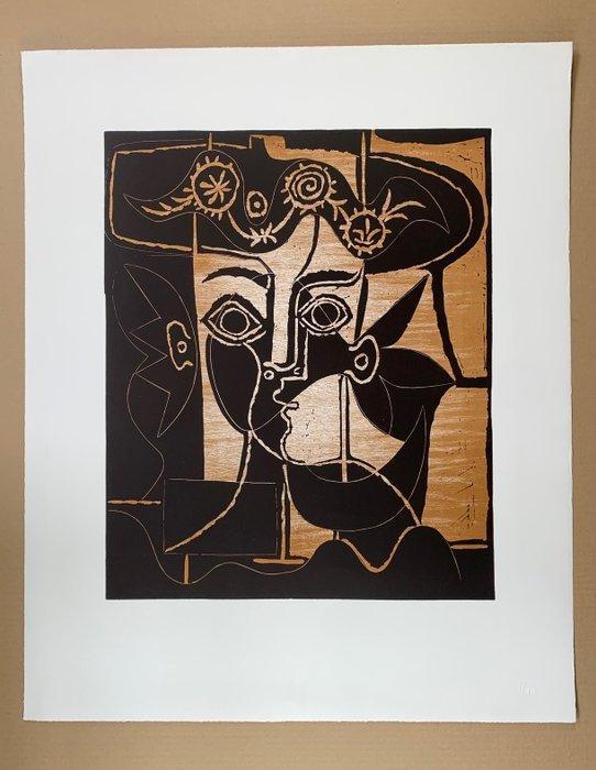 Pablo Picasso (after) - Female Head With Hat, Antiek en Kunst, Antiek | Overige Antiek