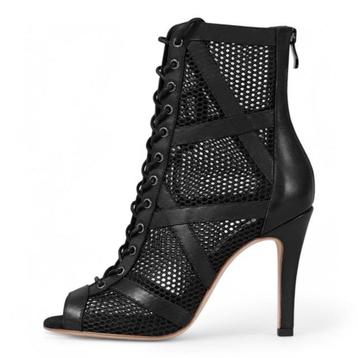 Allure Zwarte Danslaarsjes – Stijlvolle Heels - Perfecte dan beschikbaar voor biedingen
