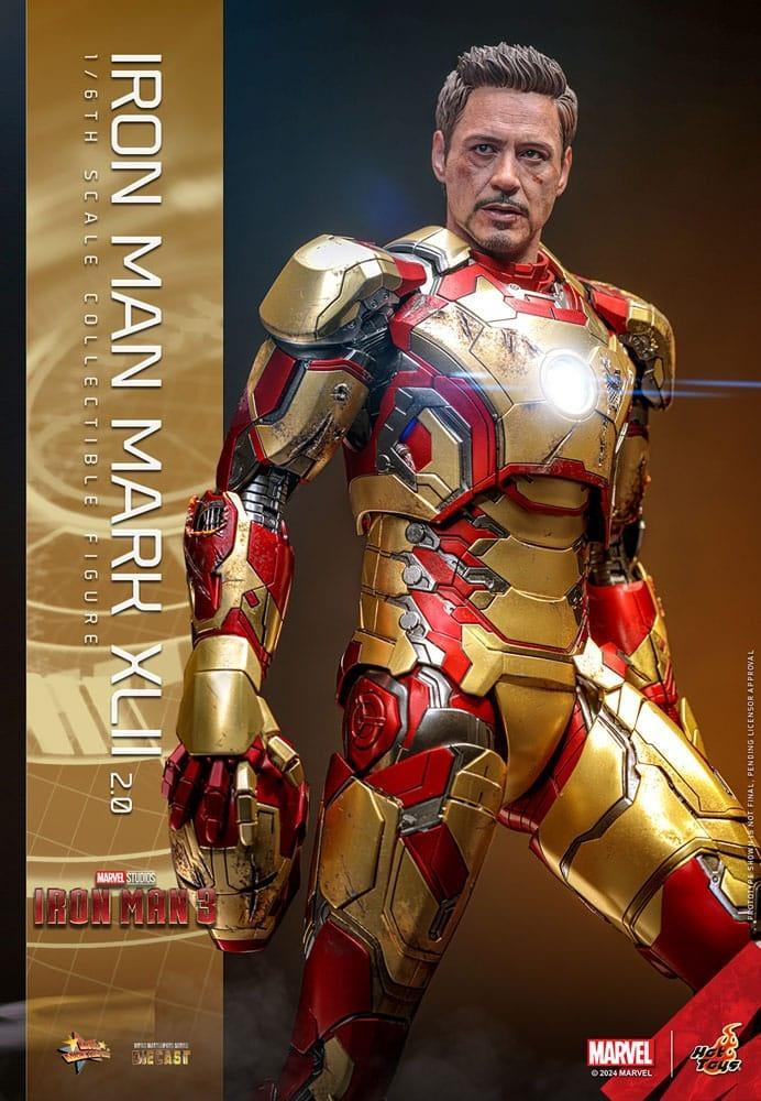 Iron Man 3 Movie Masterpiece Diecast Action Figure 1/6 Iron, Verzamelen, Film en Tv, Nieuw, Ophalen of Verzenden