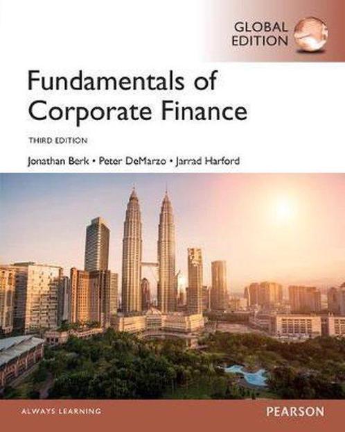 Fundamentals of Corporate Finance, 9781292018409, Boeken, Studieboeken en Cursussen, Zo goed als nieuw, Verzenden