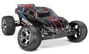 TRAXXAS Rustler VXL TSM BRUSHLESS trxxs, Hobby en Vrije tijd, Modelbouw | Radiografisch | Auto's, Auto offroad, Nieuw, Elektro