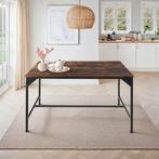 Eettafel Belfast industrieel 120x75x75cm - Industrieel hout, Huis en Inrichting, Tafels | Eettafels, Verzenden, Nieuw