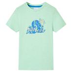 vidaXL Kindershirt 128 lichtgroen, Verzenden, Nieuw