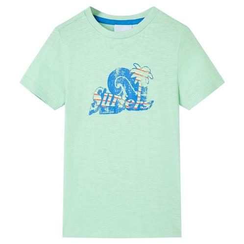 vidaXL Kindershirt 128 lichtgroen, Kinderen en Baby's, Kinderkleding | Overige, Nieuw, Verzenden