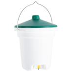 vidaXL Pluimveewaterbak met spenen 12 L, Verzenden