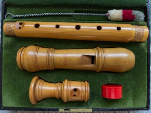 Moeck SOPRAAN blokfluit Rottenburg 329 Buxus, Muziek en Instrumenten, Blaasinstrumenten | Blokfluiten, Gebruikt, Met koffer, hoes of etui
