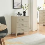 Ladekast Hämeenlinna commode met lades 72x60x40 cm camel [en, Verzenden, Nieuw