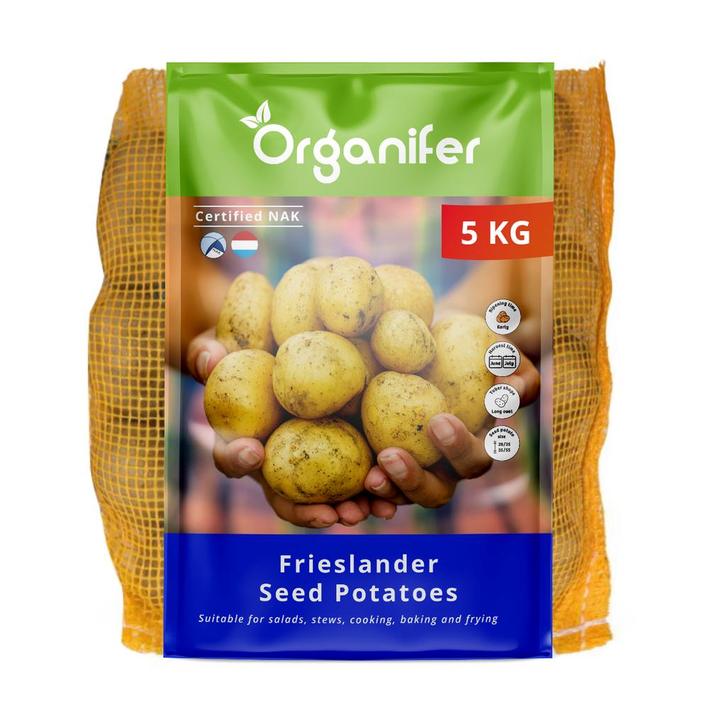Pootaardappelen Frieslander A 28/35 (5 kg), Tuin en Terras, Bloembollen en Zaden, Gehele jaar, Volle zon, Verzenden