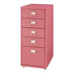 Kantoorkast Kökar ladekast op wielen 69x28x41 cm watermeloen, Verzenden, Nieuw in verpakking