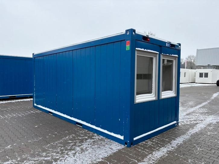 Kantoorunit - 6 x 2.5 meter | Blauw KR    [ half jaar oud ], Zakelijke goederen, Machines en Bouw | Keten en Containers, Ophalen of Verzenden