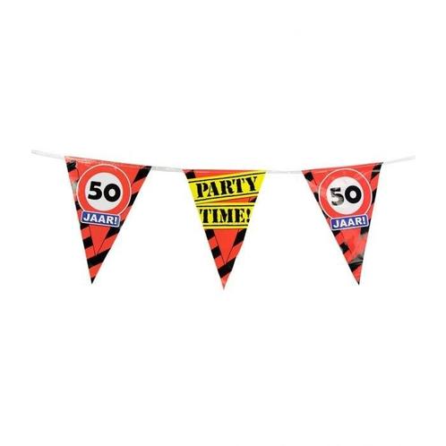 Party vlaggetjes - 50 jaar, Hobby en Vrije tijd, Feestartikelen, Nieuw, Ophalen of Verzenden