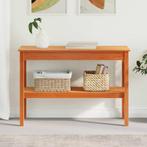 vidaXL Wandtafel Wasbruin 110 x 40 x 75 cm Massief, Huis en Inrichting, Minder dan 50 cm, Verzenden, Nieuw, 75 cm of meer