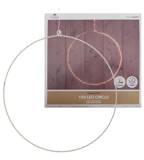 Annas Collection Decoratie Zilverraadverlichting met Timer, Diversen, Kerst, Nieuw, Verzenden