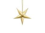 Gouden Lampion Ster 30cm, Hobby en Vrije tijd, Feestartikelen, Verzenden, Nieuw