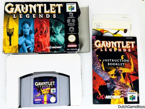 Nintendo 64 / N64 - Gauntlet legends + Poster - EUR, Spelcomputers en Games, Games | Nintendo 64, Gebruikt, Verzenden