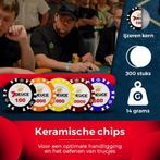 2dekans | 7DEUCE Pokerset - Starterset - 300 Chips - Kleed -, Ophalen of Verzenden, Zo goed als nieuw