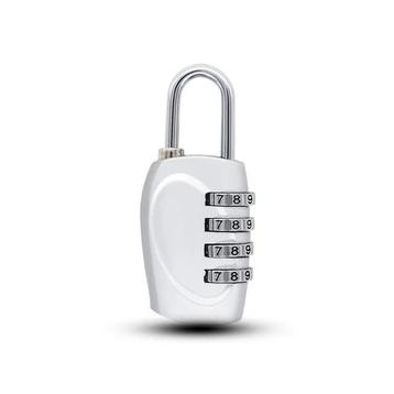 Hangslot met cijfercode - 40mm - 4 cijfers - Zilver beschikbaar voor biedingen