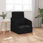 vidaXL Sofa Bed Zwart 65 x 80 x 83 cm Stof, Huis en Inrichting, Verzenden, Nieuw, Stof, Minder dan 150 cm