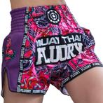 Fluory Muay Thai Kickboxing Shorts Pink Roses, Nieuw, Fluory, Ophalen of Verzenden, Maat 56/58 (XL)