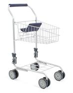Bayer Chic Winkelwagen Zilver/Blauw Speelgoed (Poppenhuizen), Kinderen en Baby's, Speelgoed | Poppenhuizen, Ophalen of Verzenden