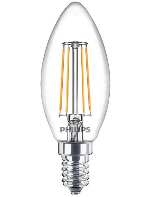 Philips LED kaarslamp E14 4.3W 470lm 2700K helder Niet-Di..., Huis en Inrichting, Lampen | Overige, Nieuw, Ophalen of Verzenden