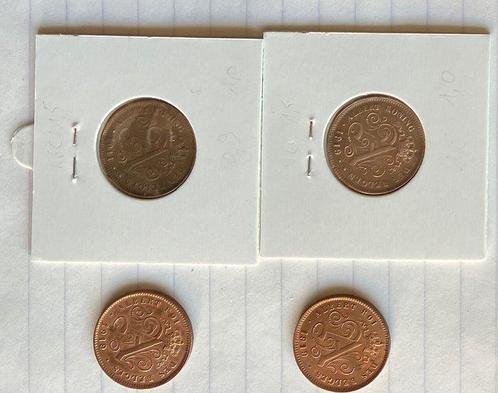 België. 1, 2 Cents 1869-1919, 30 stuks (Zonder Minimumprijs), Postzegels en Munten, Munten | Nederland