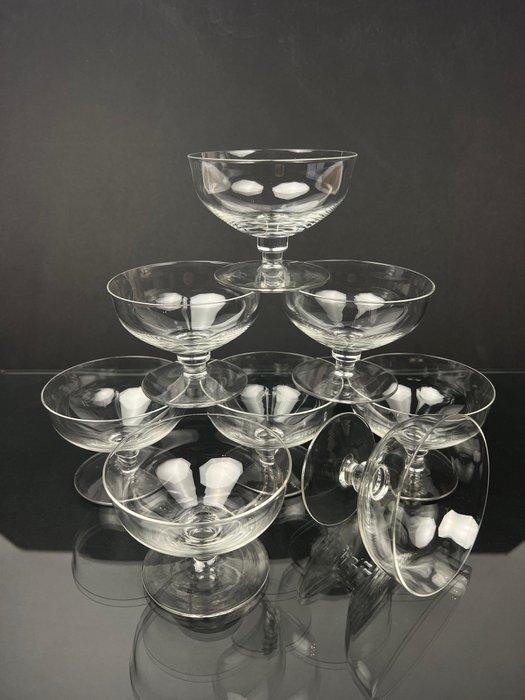 Val Saint Lambert - Drinkset (8) - champagne, sorbet of, Antiek en Kunst, Antiek | Meubels | Tafels