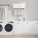 vidaXL Kledingkast 70x32,5x35 cm bewerkt hout wit, Verzenden, Nieuw