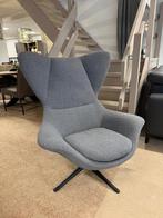 MOOIE ROYALE FAUTEUIL IN STOF GRIJS, Huis en Inrichting, Fauteuils, Nieuw, 75 tot 100 cm, Stof, 75 tot 100 cm