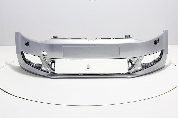 Voorbumper +Koplampsproeiers Volkswagen Polo 6R REFLEXSILVER, Auto-onderdelen, Carrosserie en Plaatwerk, Nieuw, Volkswagen, Voor