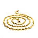 Halsketting - 18 karaat Geel goud, Sieraden, Tassen en Uiterlijk, Kettingen, Nieuw