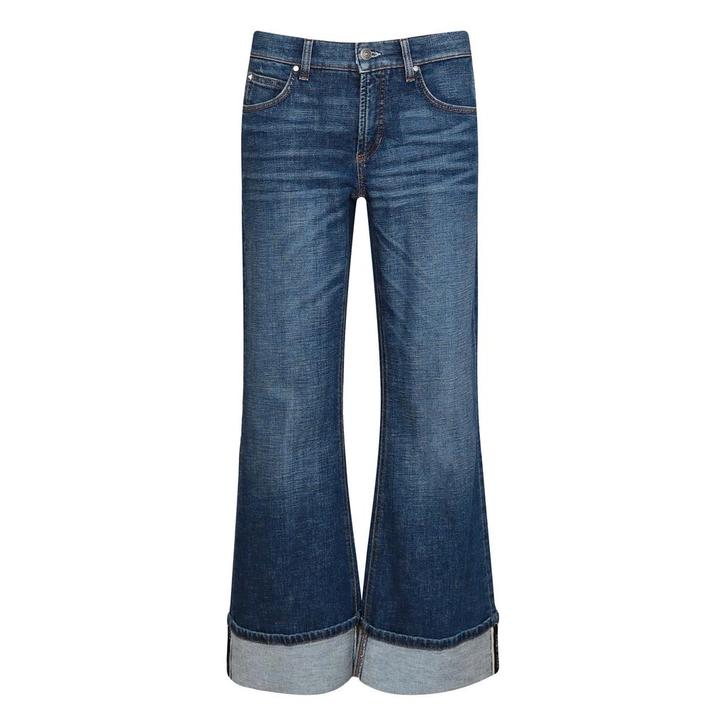 Cambio • blauwe Fabienne roll up jeans • 36, Kleding | Dames, Broeken en Pantalons, Blauw, Nieuw, Maat 36 (S), Verzenden