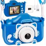 Kruzzel Digitale Camera voor Kinderen in Blauw - Incl. 32..., Kinderen en Baby's, Speelgoed | Overig, Ophalen of Verzenden, Nieuw