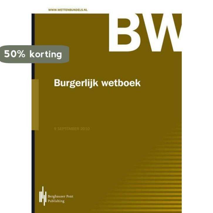 Burgerlijk Wetboek 2013 9789073875173, Boeken, Wetenschap, Zo goed als nieuw, Verzenden