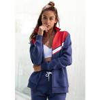 H.I.S Sweatvest met contraststrepen, loungepak, Kleding | Dames, Truien en Vesten, Verzenden, Nieuw
