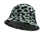 Bucket Hat Soft Panter Patroon Zwart Wit Groen, Verzenden, Nieuw