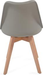 Eetkamerstoelen - Kuipstoelen - Kunststof - Grijs - Set van, Huis en Inrichting, Stoelen, Verzenden, Nieuw