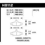 Hawk 84-96 Corvette /88.5-97 Pontiac Firebird HPS Street, Ophalen of Verzenden, Nieuw