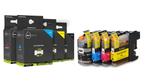 Huismerk Cartridge Set t.v.v. Brother LC-123 XL, Nieuw, Cartridge, Inktmedia